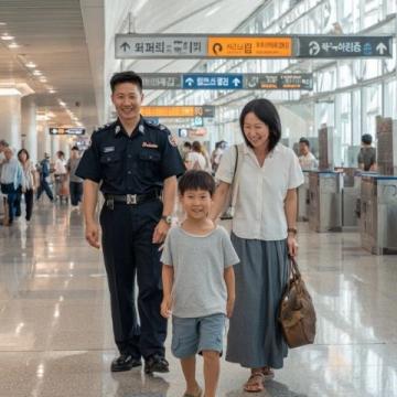 大連農村大叔，放下鋤頭去機場