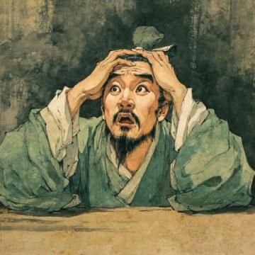 這句話有些刺耳，似乎是在說某人因為缺乏文化知識而吃盡虧。