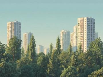 城鄉(xiāng)巨變新貌:高樓與鄉(xiāng)村美景共輝映