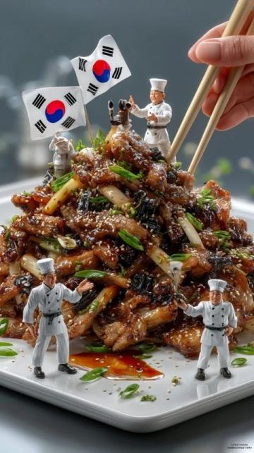 高平名吃店的超級美味:炒餑子、酸菜黑圪條和核桃肉的完美組合