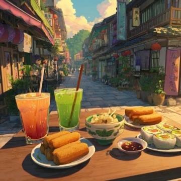 我喜歡在外就餐探索當地美食街的獨特風味