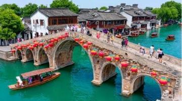 潛江市老新鎮(zhèn)周邊一日游:美麗東荊河大堤、新溝的商業(yè)中心與龍灣章華臺(tái)古跡