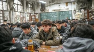 一騎紅塵!貴州貴陽,高考考場外,一個男生忘帶準考證,急的團團轉