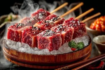 新疆地道風味:1元享1斤烤羊肉串