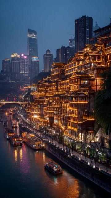 重慶謝家灣站,最像香港的街區(qū),看起來好大氣上檔次呦。城市感滿滿的。網(wǎng)友戲稱重慶
