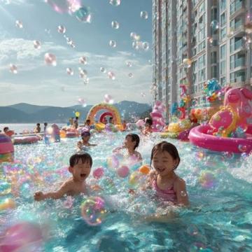 福州周邊親子露營好去處，夏日戲水樂園自由搭建超開心！