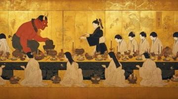 紅樓夢第四十一回:劉姥姥與林黛玉、司馬相如等人一同用餐時飲酒。