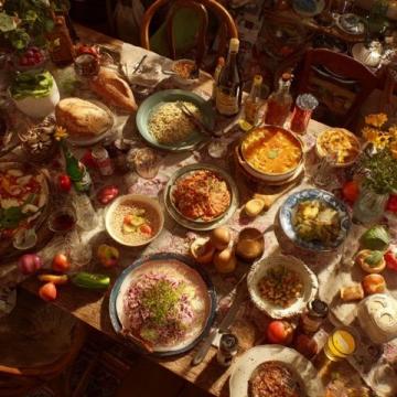 新年臨近，家家戶戶忙于準備豐盛年夜飯