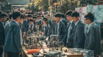 大連二十五中陪餐活動：舌尖上的溫暖與守護
