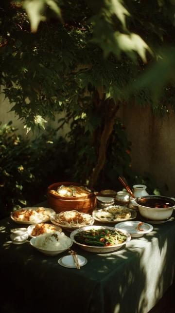 高平名吃店的超級美味:炒餑子、酸菜黑圪條和核桃肉的完美組合