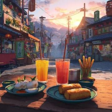 我喜歡在外就餐探索當地美食街的獨特風味