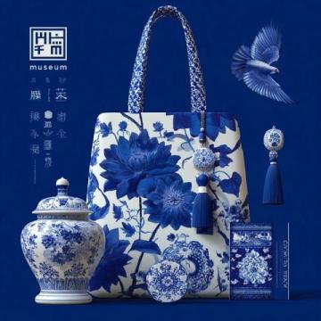 古韻遇上甜香青花瓷蛋糕的奇妙碰撞