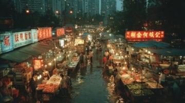 夜幕下的棗莊東湖夜市美景與美食共賞