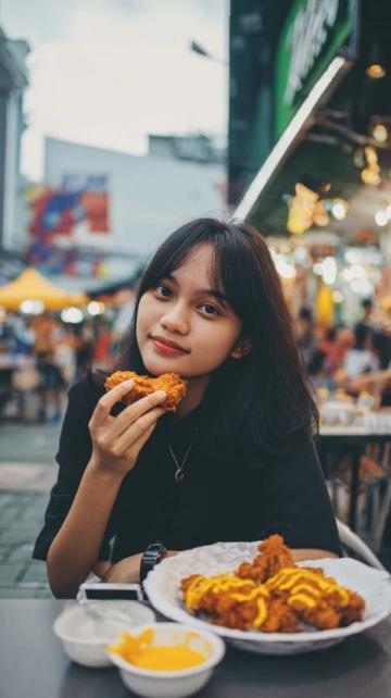 我喜歡在外就餐探索當地美食街的獨特風味