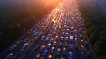 踩剎車踩到懷疑人生!今晨,江門大道大堵車
