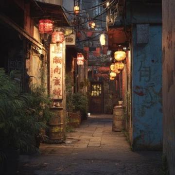 一條小巷子的輪回，幾十家店鋪熱鬧欲滴