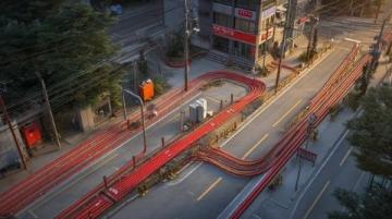 赭山路下穿工程圓滿完工,美食街煥新亮相