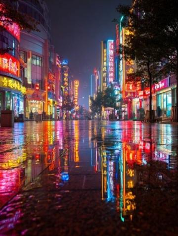 夜幕下的北京：繁華與喧囂并存