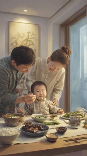 郝劭文妻子二胎生子，曬兒子吃雞腿照笑翻網(wǎng)友