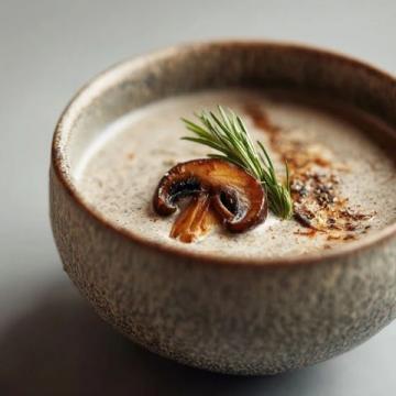 經(jīng)典法式奶油雞菇燉湯