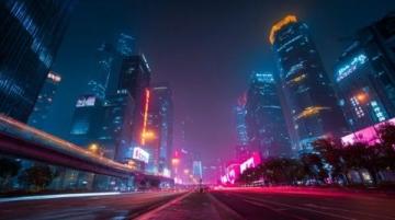 夜幕下的北京：繁華與喧囂并存