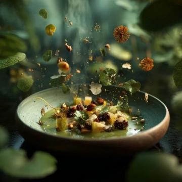 夏季美味佳肴：蒜香爆炒金針菇花甲螺