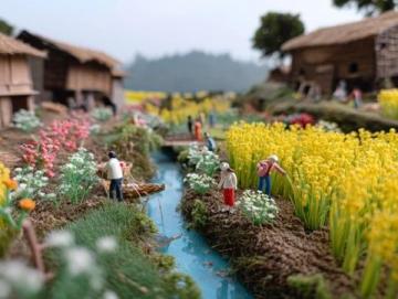 懷柔雁棲湖一日游:陰雨微風,家庭親子采摘槐花馬蘭花
