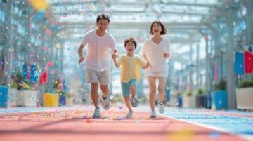 三月周末帶外孫女游長沙谷山體育公園享美食趣事多