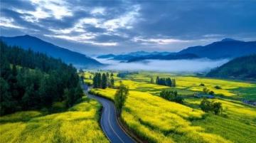 安徽岳西牛草山云端天路:絕美風車天路,云霧仙境等你打卡