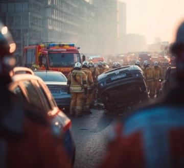 杭州街頭驚現(xiàn)生死救援！40余司機齊心協(xié)力抬車救外賣小哥