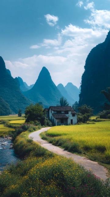 夕陽(yáng)下的匆匆一瞥：廣西靖西鵝泉景區(qū)之旅