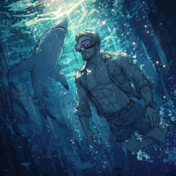 鯊魚遭遇神秘攻擊痛苦翻滾求生