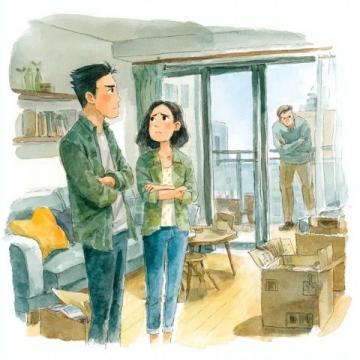 回家探望父母巧遇鄰居奶奶來訪