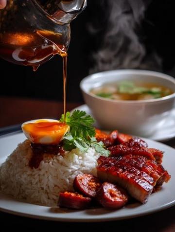 河南風(fēng)味扣碗酥肉美食