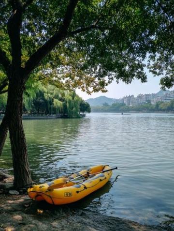 成都近郊露營好去處：金馬河邊的溫江魯家灘濕地公園