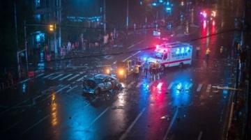 杭州街頭驚現(xiàn)生死救援！40余司機齊心協(xié)力抬車救外賣小哥