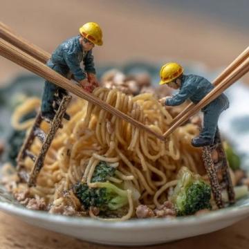 生命不長,煮面也是藝術