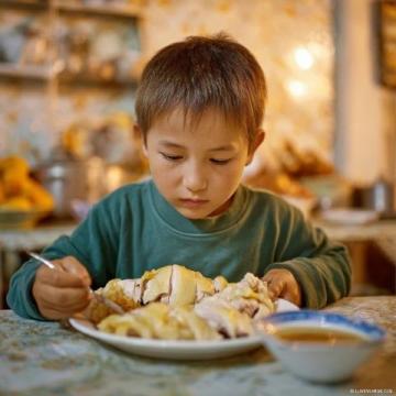 清晨五點的鄉村美味:奶奶親手制作蔥油餅與羊棒骨湯