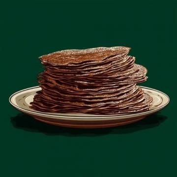 讓煙火氣滿滿的廚房里，瞬間帶來心底的溫暖與滿足的烙死面餅