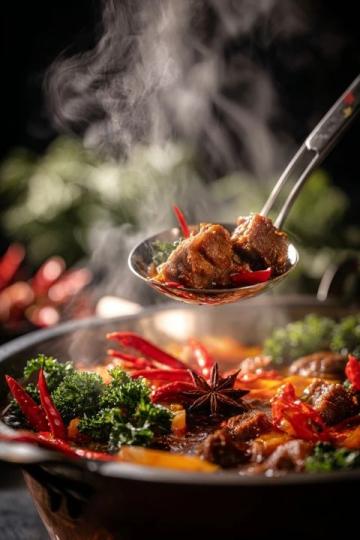 要論起貴州美食的代表,我想,羊肉粉在其中絕對會占有一席之地,雖然前兩年〖中國飯店