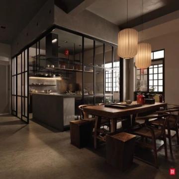 成都萬(wàn)來(lái)食堂新天地店餐飲空間美學(xué)設(shè)計(jì)