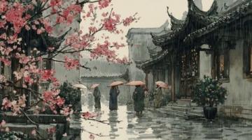 時雨紛紛，清明時節雨紛紛