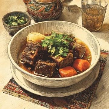 今天下午準(zhǔn)備晚餐兩道菜后的意外分享：美味咖喱牛肉做法詳解