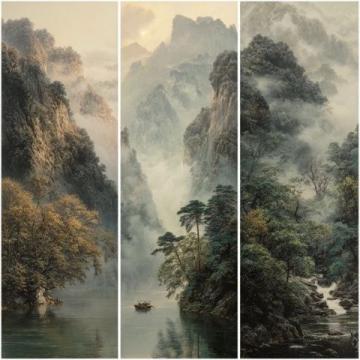 平山清風峽,人少景美，沒有過多雕飾的原生態山谷。因地勢生態原因，空氣十分清新