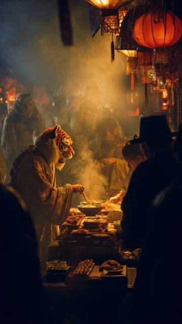 山西榆次安寧街地攤烤肉探店記：小雞蘑菇蒸餃與東北風味的獨特邂逅