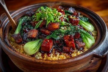 簡單好吃的臘肉燜飯