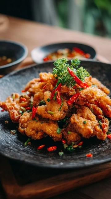 老萬(wàn)招牌美食：香脆炸雞翅的做法與分享