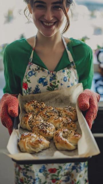 八零后全職媽媽分享簡單又好吃的預備早餐拇指生煎包做法