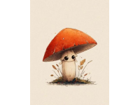 出來找菌子，走到這個地方突然跟我們家狗四目相對，然后它撒腿就跑