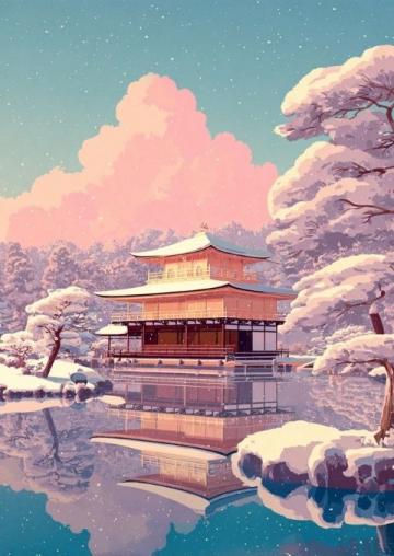 漫步野三坡 冬天的風景如畫